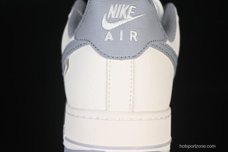 Nike Air Force 1'07 Low Classic Gray Casual Sneakers - SM6668-106