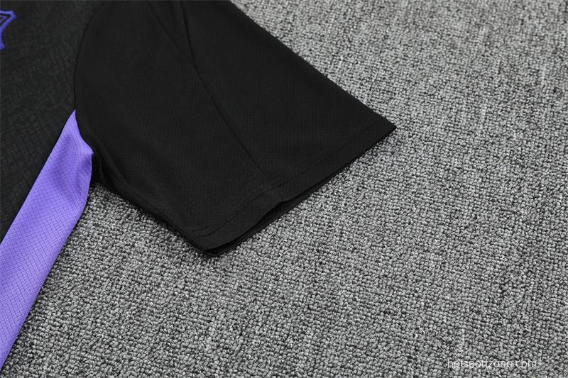 25/26 Barcelona Black Joint Edition with XS Short Sleeve+Soccer Shorts