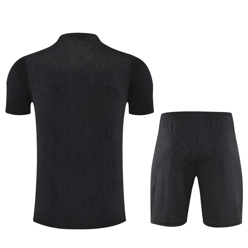25/26 Barcelona Black Joint Edition with XS Short Sleeve+Soccer Shorts