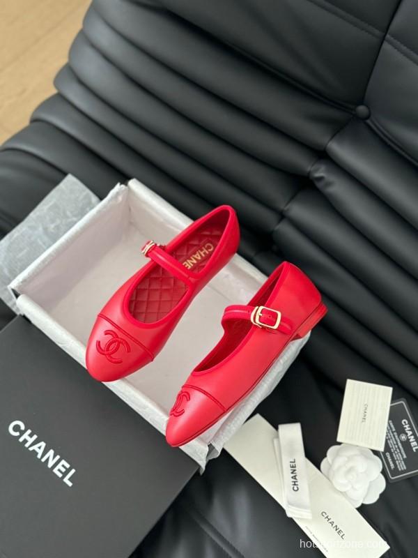 Chanel SS 2025 Runway Mary Jane Flats - LY00