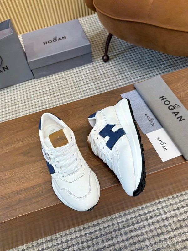 Hogan H-STRIPES Series Couple Thick Sole Dad Shoes Airship Shoes Casual Sports Shoes - AS00350