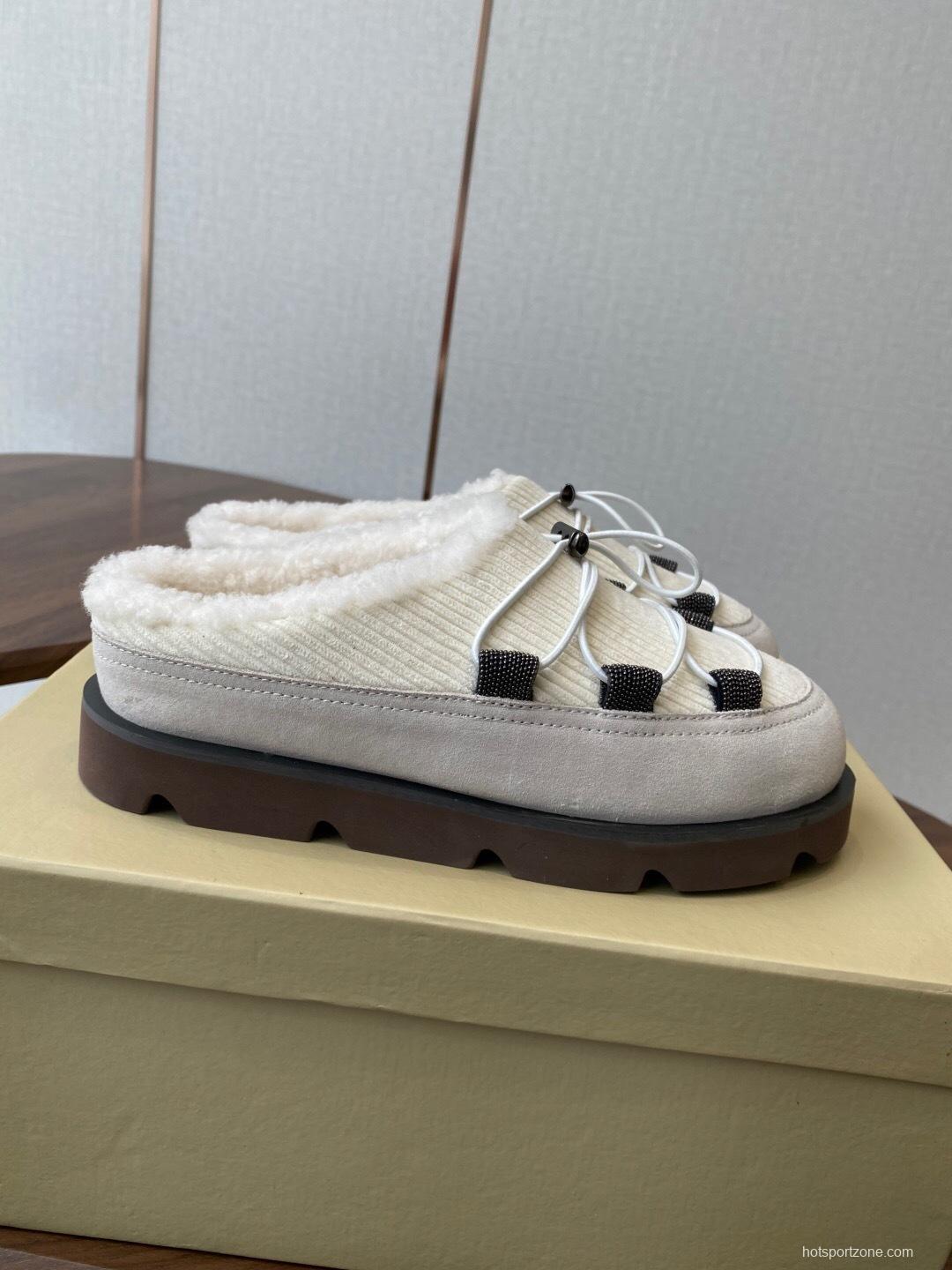 Brunello Cucinelli Open Walk Ankle Boot Winter Snow Boots - AS00300