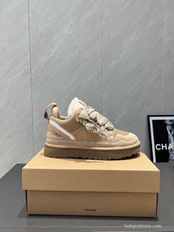 UGG Platform Loafers Series Round Toe Chunky Sole Casual Shoes - MJ00270