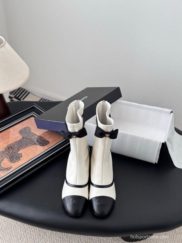 Chanel 2025 SS New Bow Ankle Boots - LY00