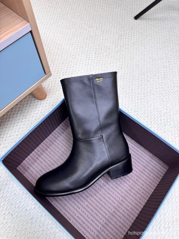 Prada 2025 SS Mid Boots - LY0370