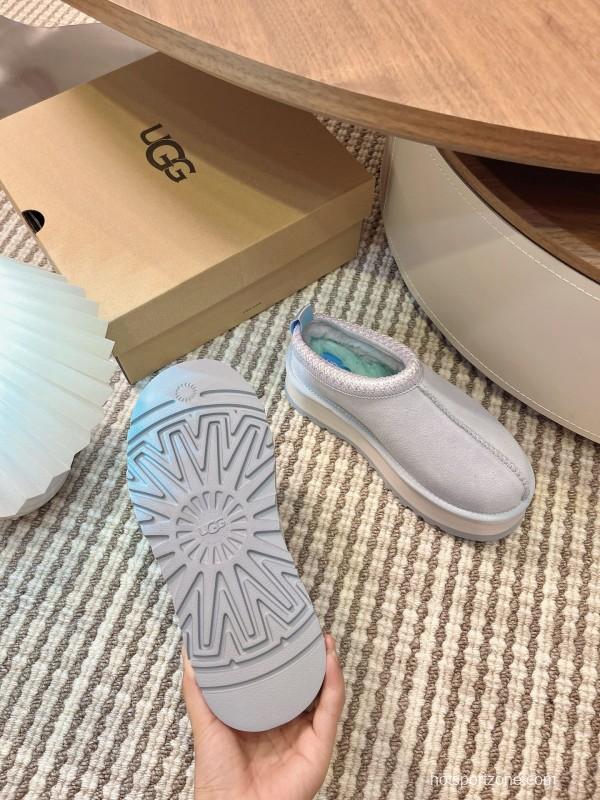 UGG Tazz Platform Wool Slipper Boot - MJ00230