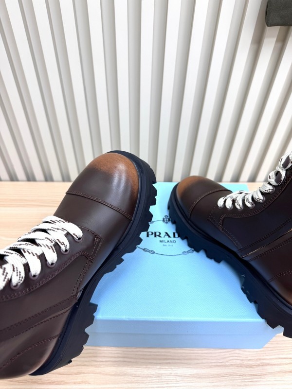 Prada 2025 SS Platform Martin Boots - LY0350