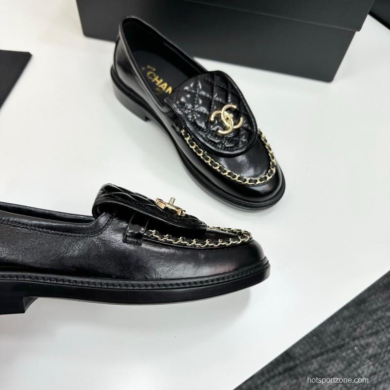 Chanel 2025 SS Classic Flap Chain Double C Loafers - LY00320