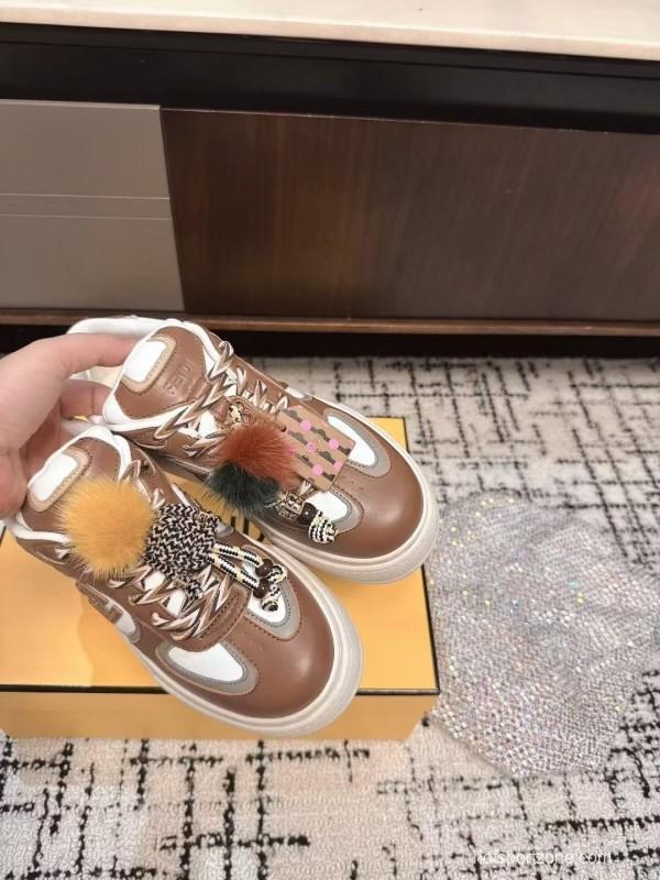 Fendi Match Series Platform Sneakers - KFY00320