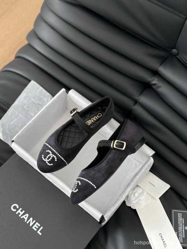 Chanel 2025 SS Runway Mary Jane Flats - LY00300