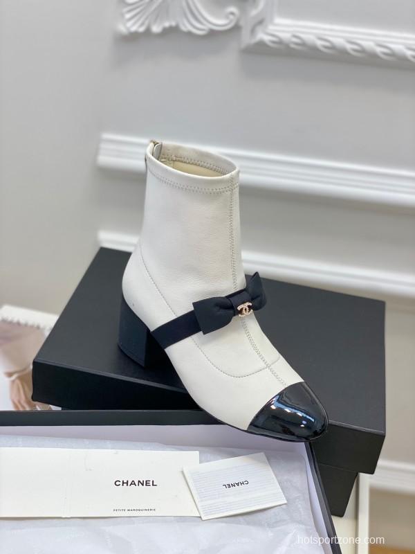 Chanel 2025 SS Bow Mary Jane Ankle Boots - LY00320