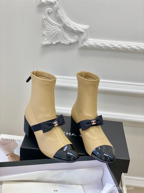 Chanel 2025/SS Bow Mary Jane Ankle Boots - LY00320