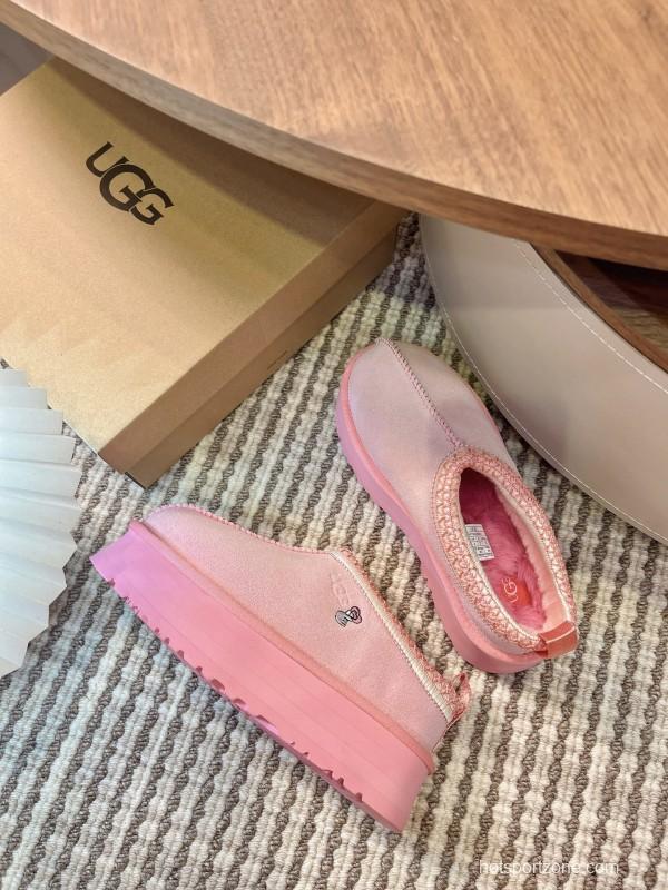 UGG Tazz Platform Wool Slippers - MJ00230