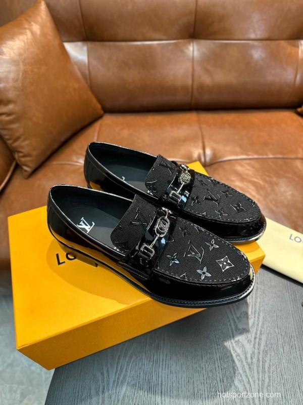 L Original Single Official Website Men's Casual Leather Shoes - AS00400