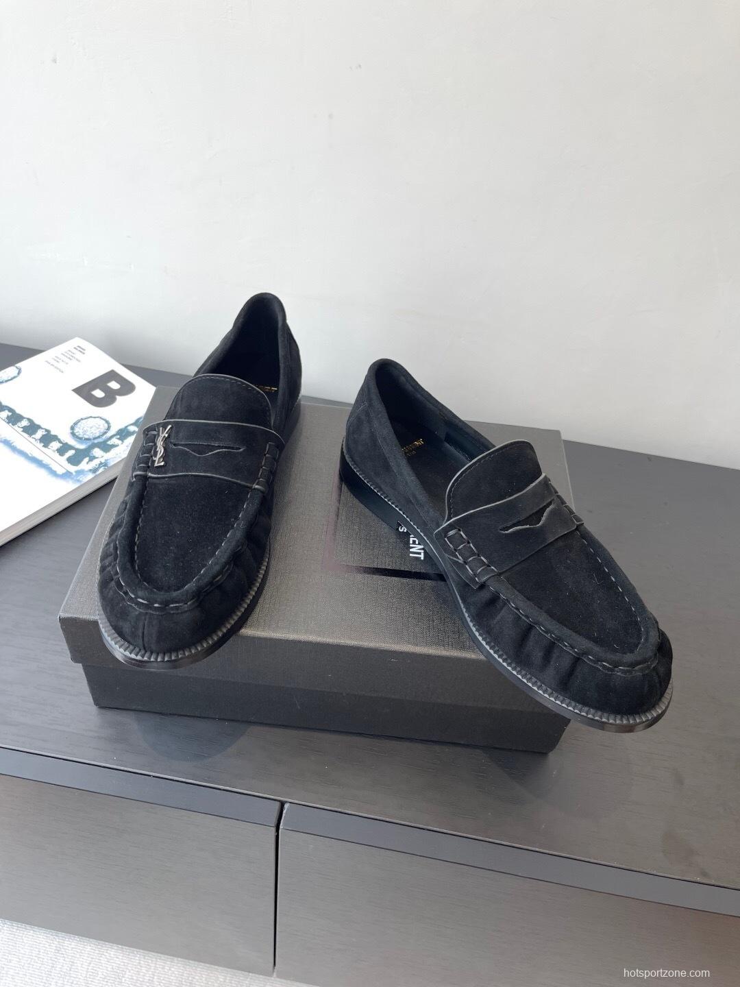 Saint Laurent Classic Loafer Mule Flats - KFY00350