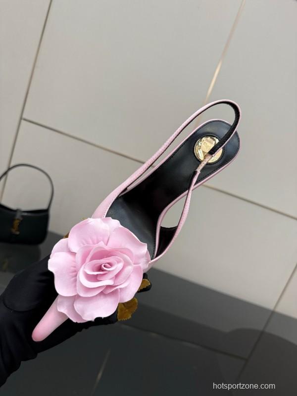 Saint Laurent 25FW Spring Collection Rose Thorn High Heels - KFY00320