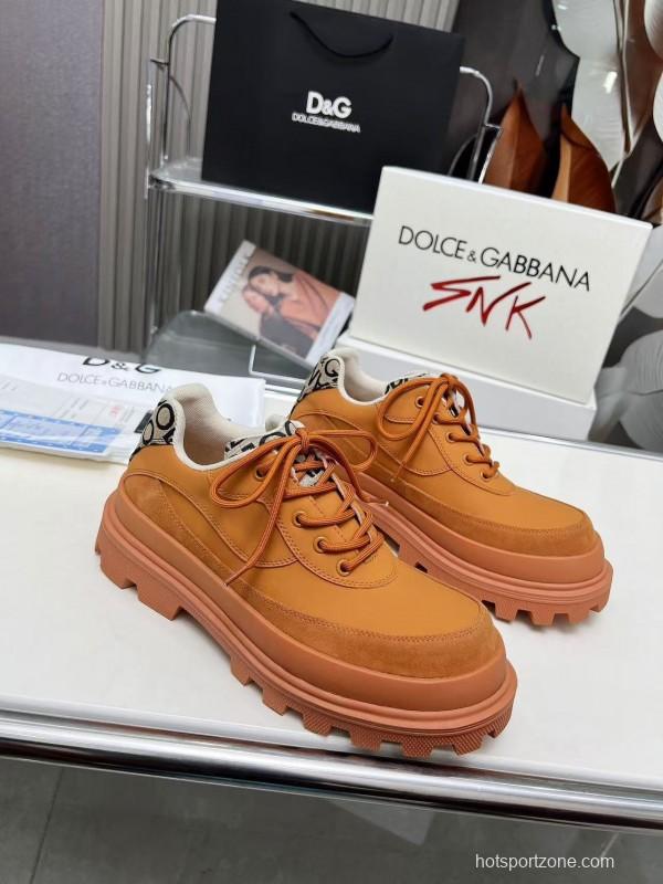 D&G Chunky Derby Casual Platform Shoes - AS00340