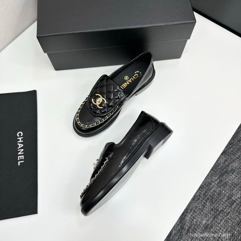 Chanel 2025 SS Classic Flap Chain Double C Loafers - LY00320