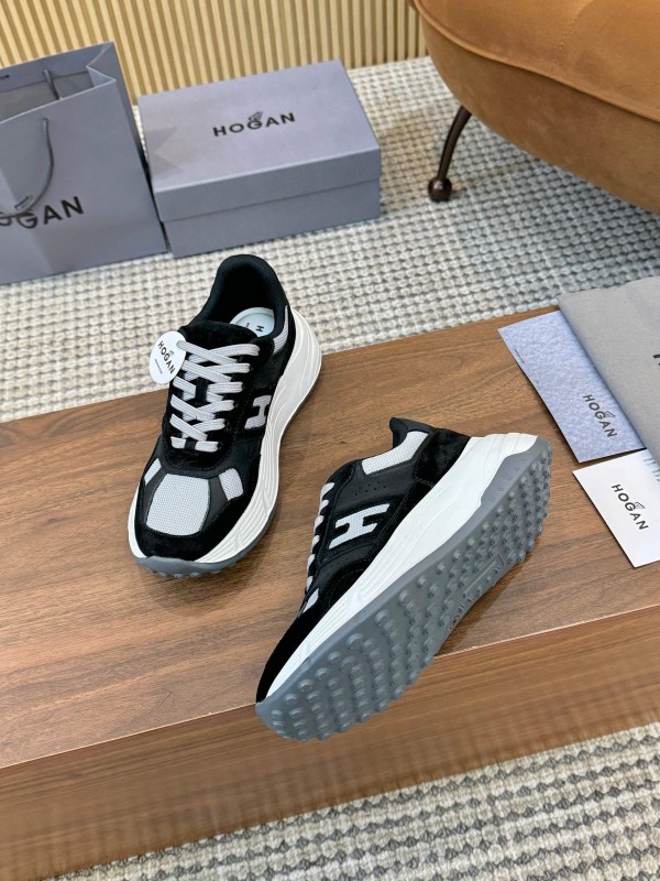 Hogan H-STRIPES Series Couple Thick Sole Dad Shoes Casual Sneakers - LY00370/LY00380