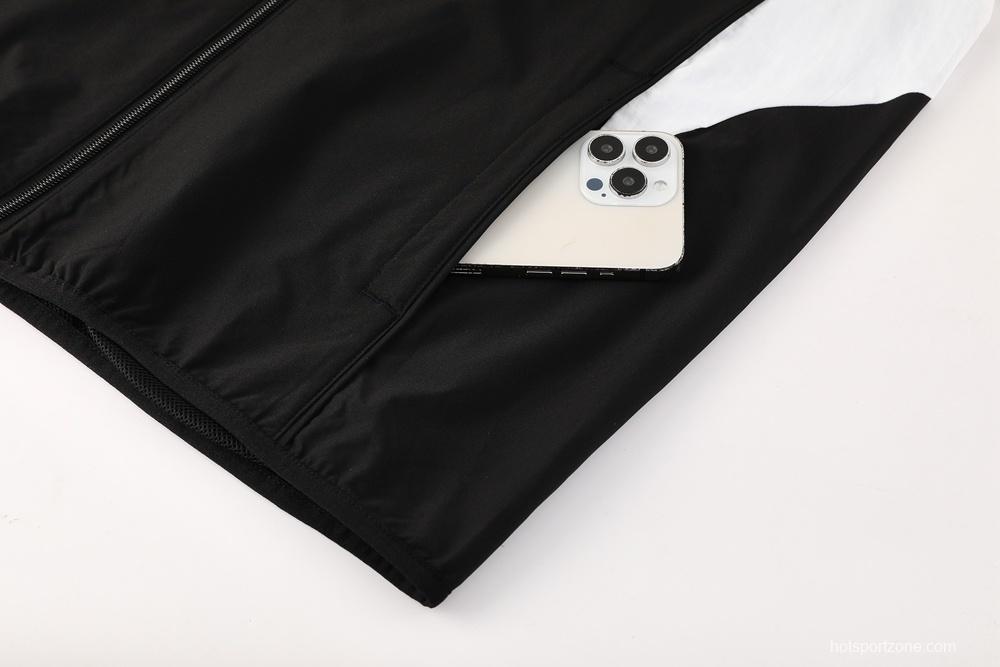 25/26 Liverpool Black S-2XL Half Zipper Jacket+Long Pants