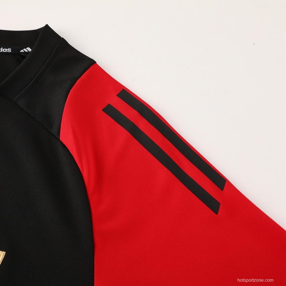 2025 Belgium Black Short Sleeve+Soccer Shorts