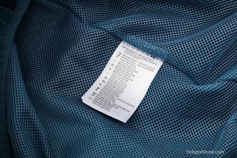 25/26 Arsenal Blue Full Zipper Jacket+Long Pants S-3XL