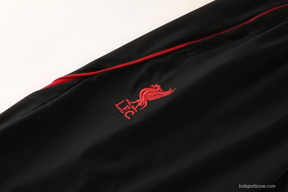 25/26 Liverpool White S-2XL Half Zipper Jacket+Long Pants