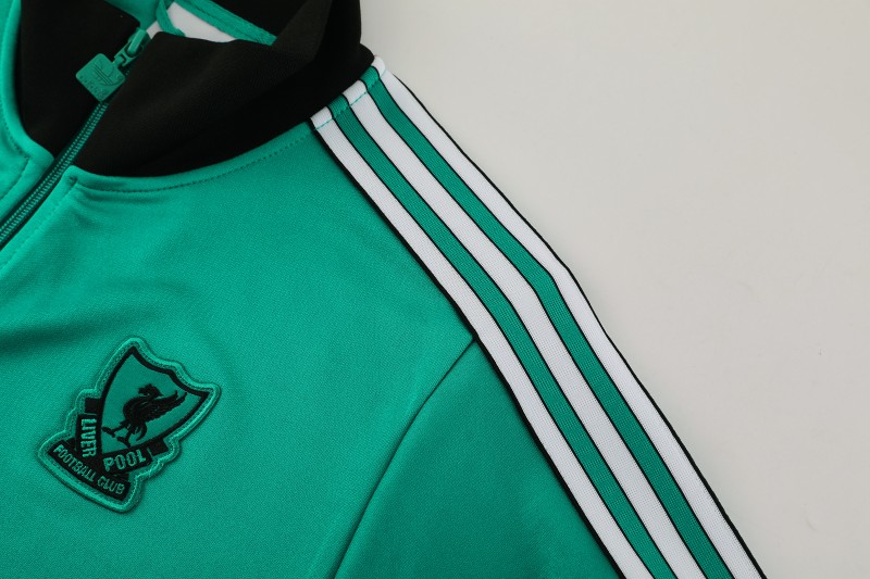 25/26 Liverpool Green Full Zipper Jacket +Long Pants