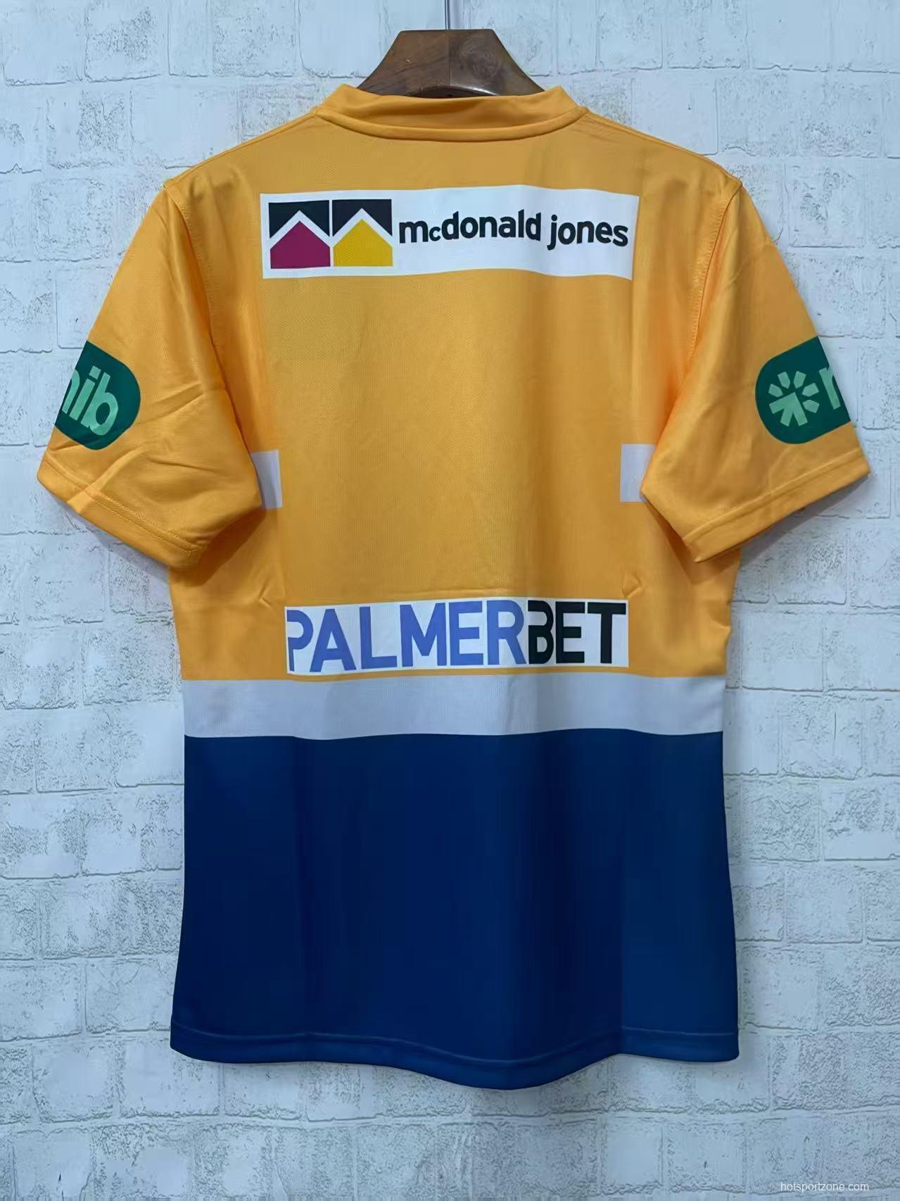 25/26 Newcastle Knights Gold with Navy Stripe Jersey