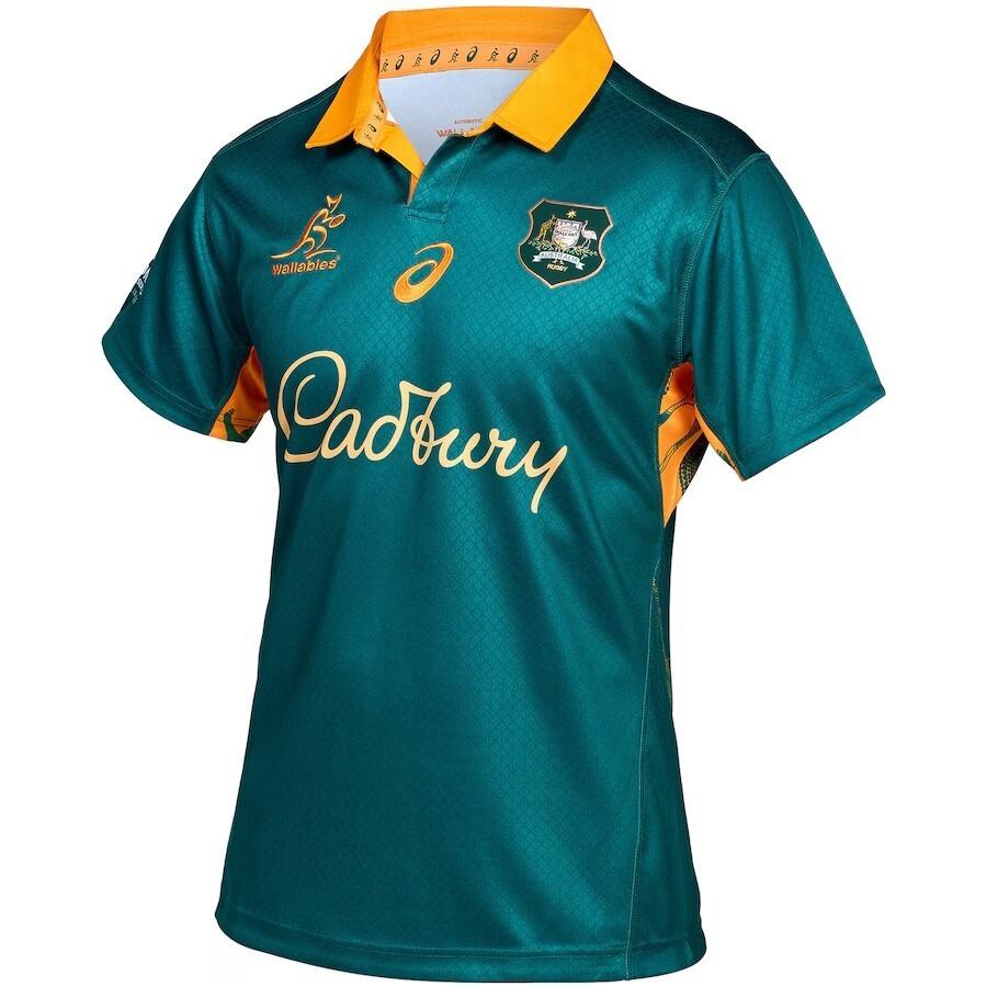 2026 Australia Wallabies Green with Indigenous Art Design Jersey
