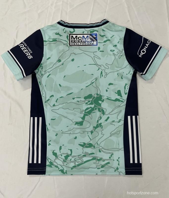 25/26 Kids Fermanagh GAA Mint Green with Camouflage Pattern Alternate Jersey
