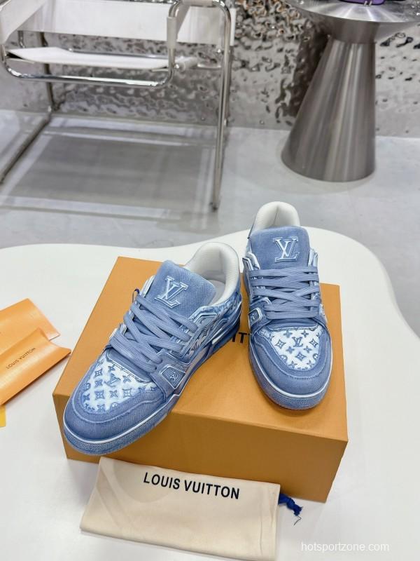 LV LV Trainer Basketball Series Washed Sneakers - LY00430