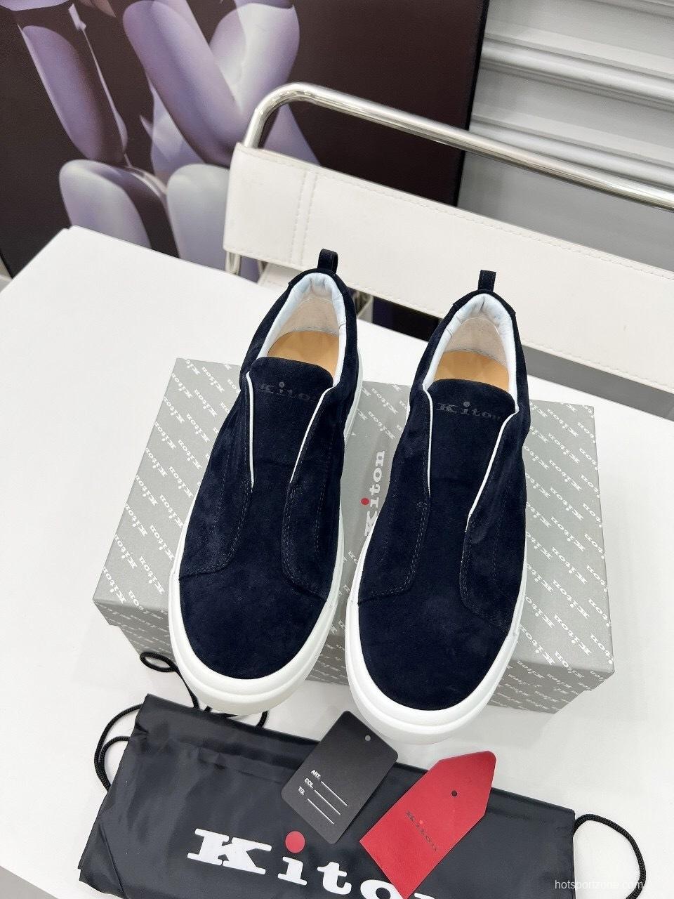 Kiton 2025 SS Slip-On Casual Men's Shoes - KFY00320