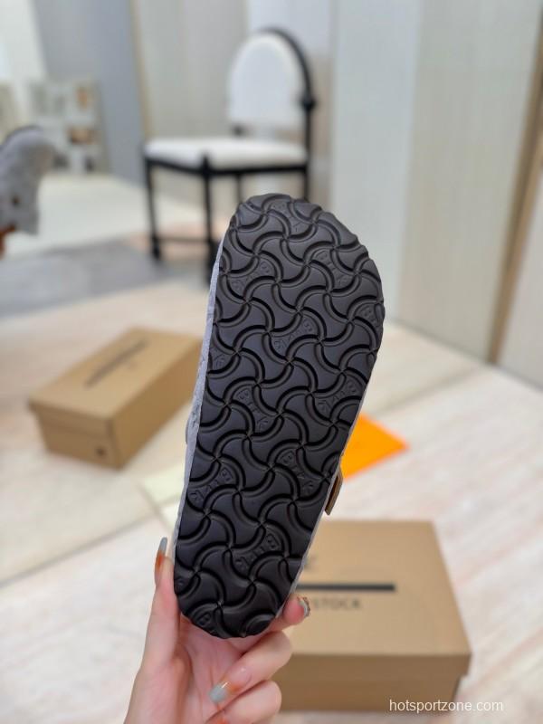 Louis Vuitton Louis Vuitton × BIRKENSTOCK Boston Soft Sole Mule Slippers - KFY00300