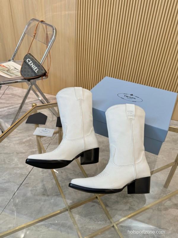 Prada Classic Pointed Toe Boots - LY00370/LY00440