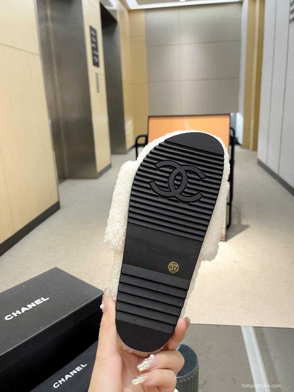 Chanel 2025 SS New Wool Slippers Soft Fine Wool - LY00280