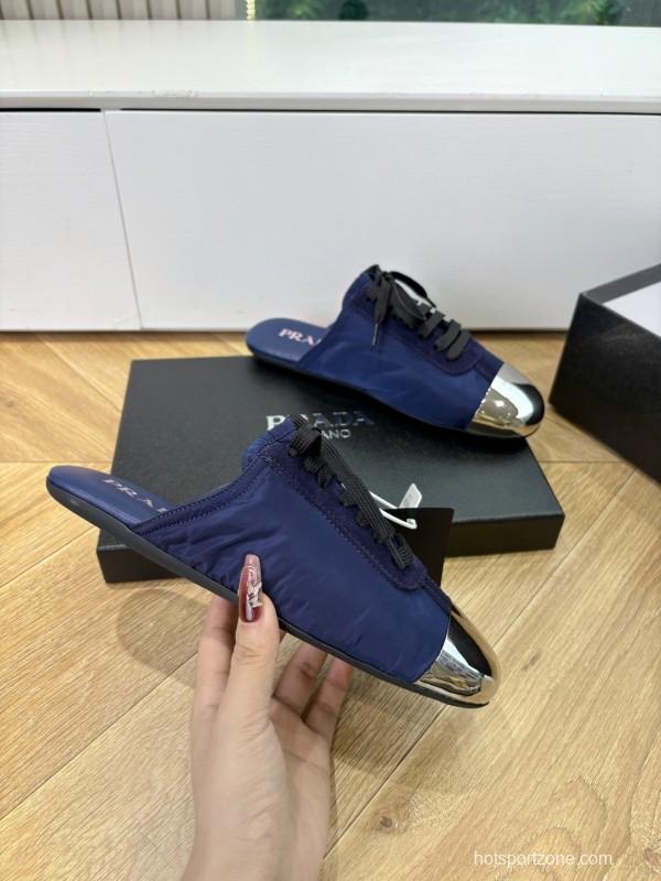 Prada 2025/SS Metal Toe Thin Sole Training Shoes Casual Shoes - LY00270