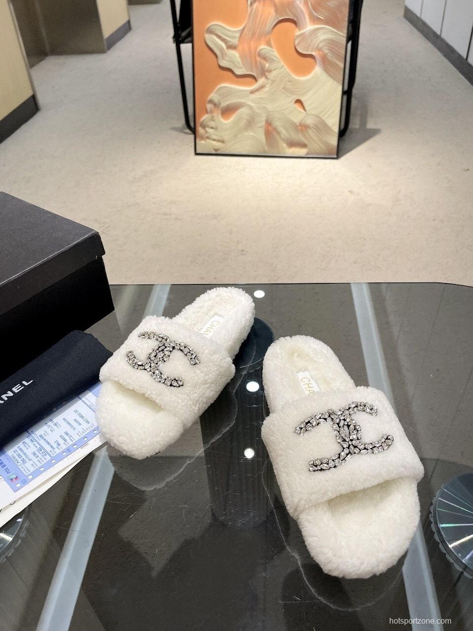 Chanel 2025 SS New Wool Slippers Soft Fine Wool - LY00280