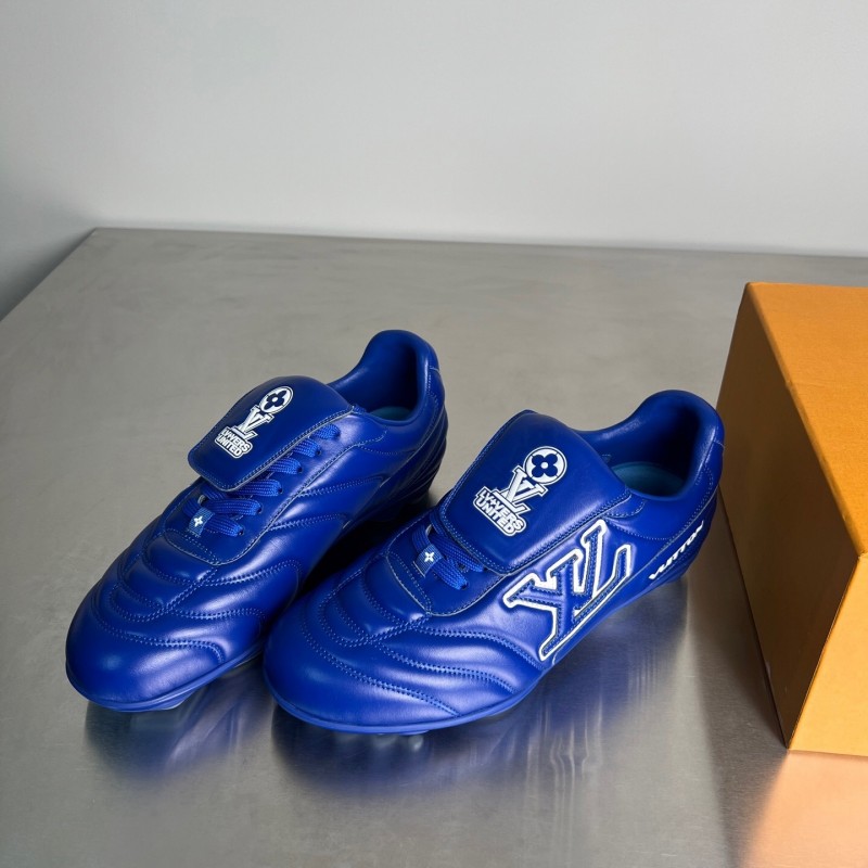 Louis Vuitton Footprint Soccer Sneakers Unisex Sport Shoes - Footprint Soccer