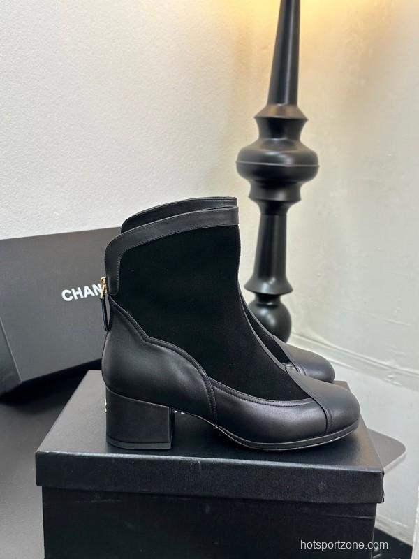 Chanel 2025 SS Short Boots Essential Fall Winter Fashion Item - LY00390
