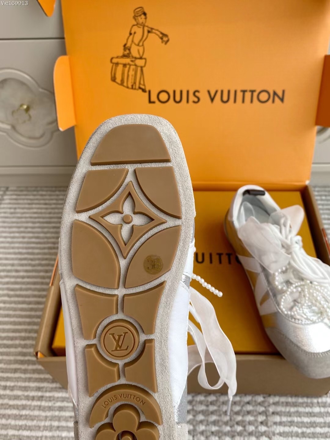 Louis Vuitton SNEAKERINA Ballet Sneakers with Chip - AS00350