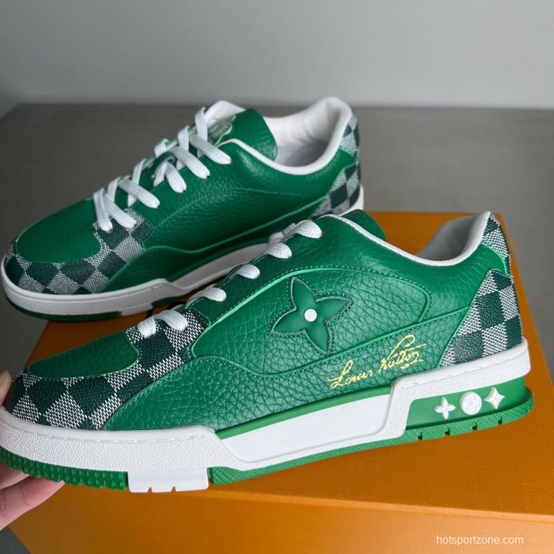 Louis Vuitton Signature Logo Casual Shoes with Imported Calfskin - YC