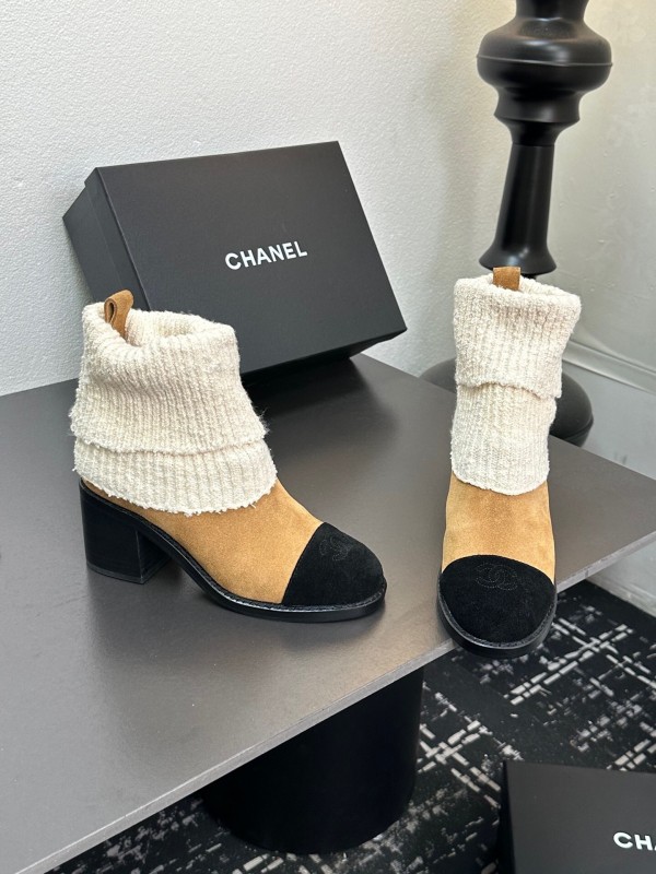 Chanel 2025 SS Short Boots Essential Fall Winter Item - LY00260