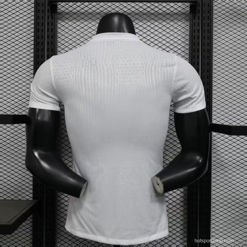 Player Version 2026 Brazil Special Edition White with Christ the Redeemer Pink Pattern Jersey