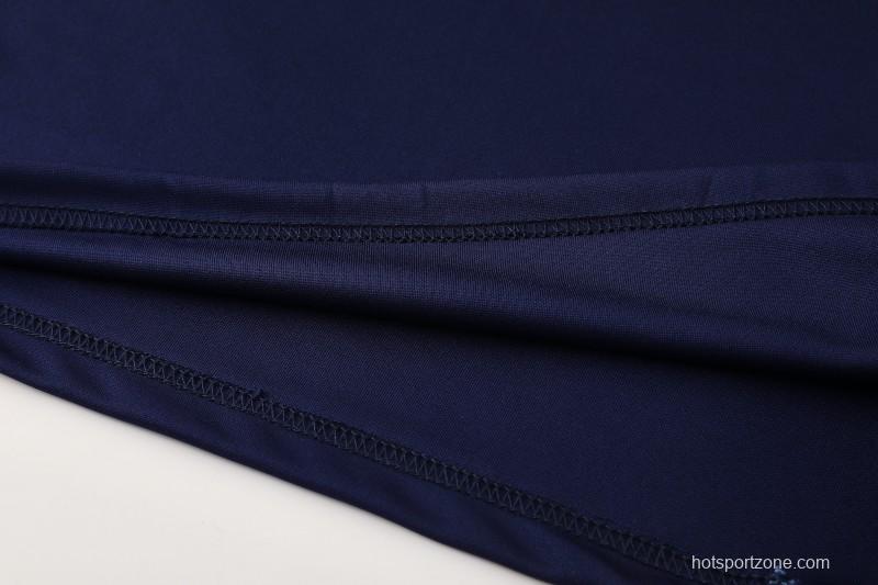 25/26  Adidas Navy Blue Full zipper Jacket Tracksuit+ long pants