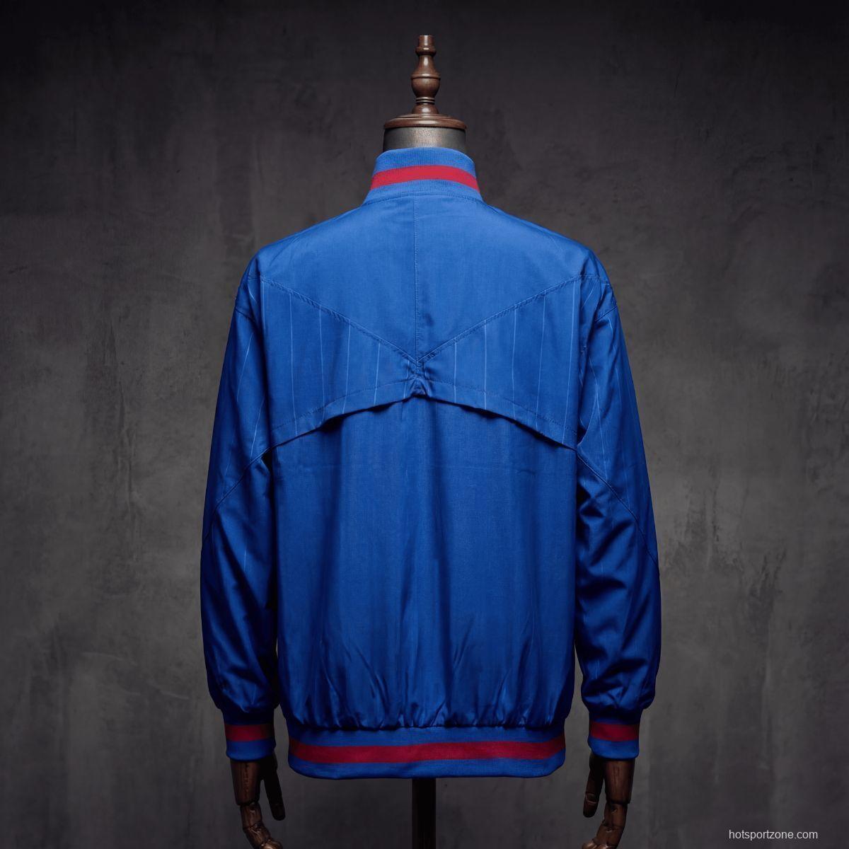 2026 Barcelona Blue Jacket Windbreaker