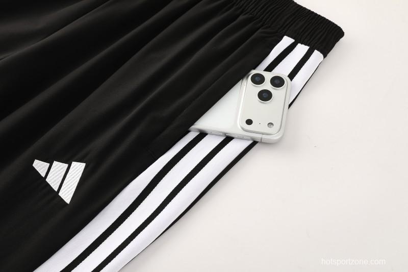 2026 Germany Hoodie Black Full Zipper Windbreaker + Long Pants