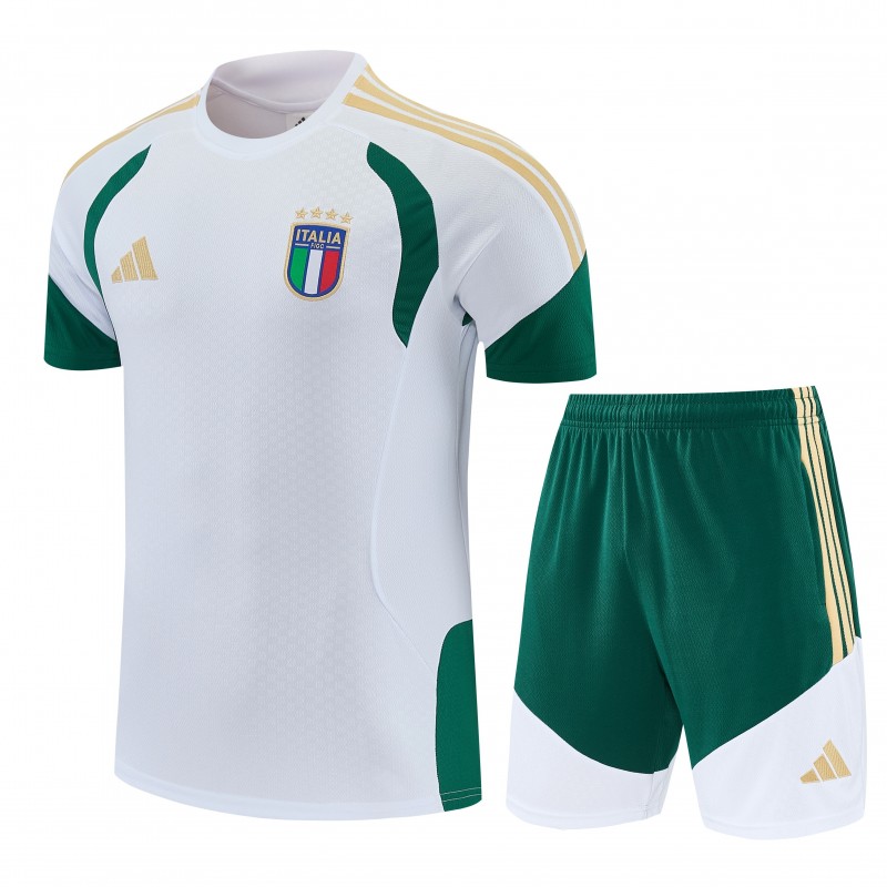 26/27 Italy White Short Sleeve+Soccer Shorts