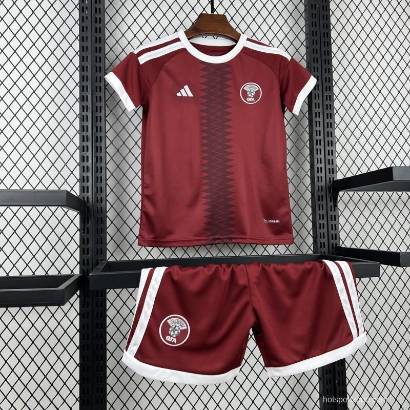 2026 Kids Qatar World Cup Home Kit