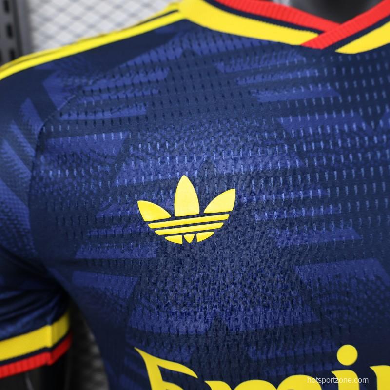 layer Version 26/27 Arsenal Navy Blue with Geometric Pattern Third Jersey